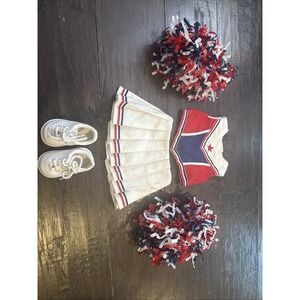 American Girl CHEERLEADER OUTFIT Red White Blue Pleasant Co. Retired